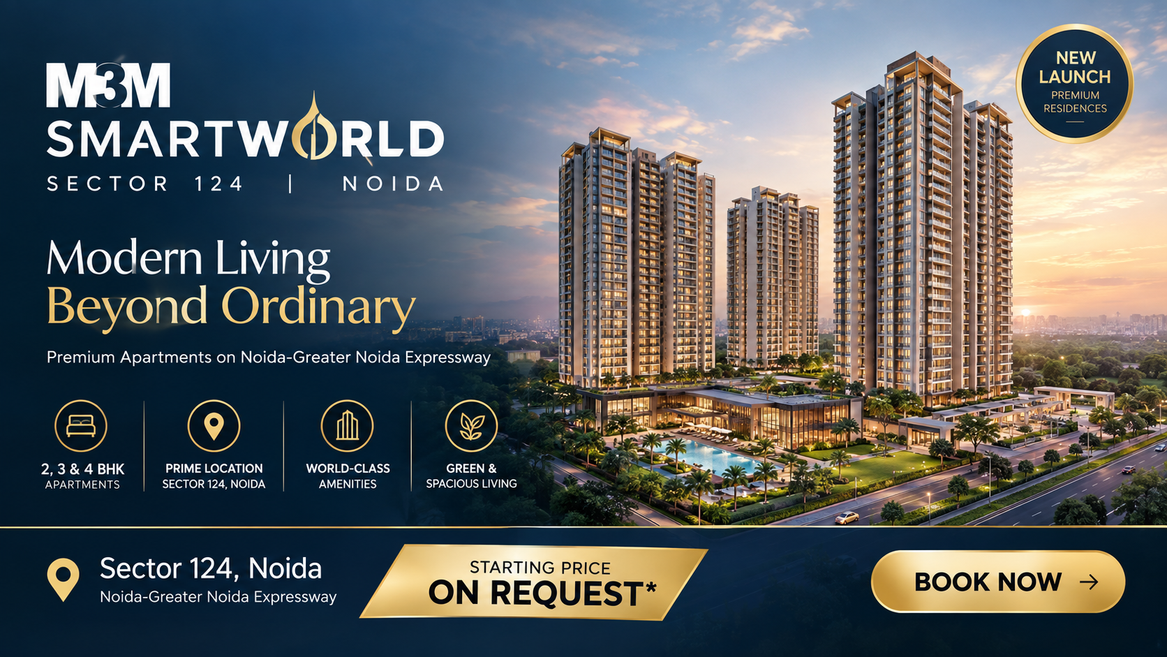 M3M SmartWorld Sector 124 Noida - Premium Apartments Noida